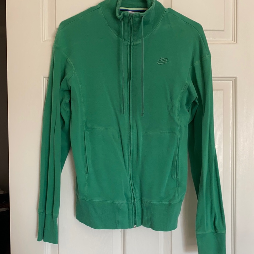 Green Nike Cotton Jacket